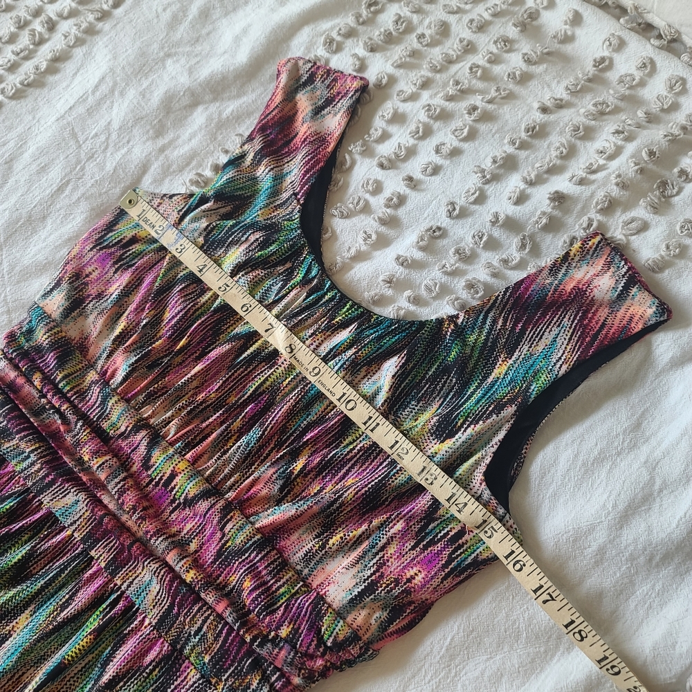 Enfocus Studio Multicolored Zig-Zag Patterned Dre… - image 4